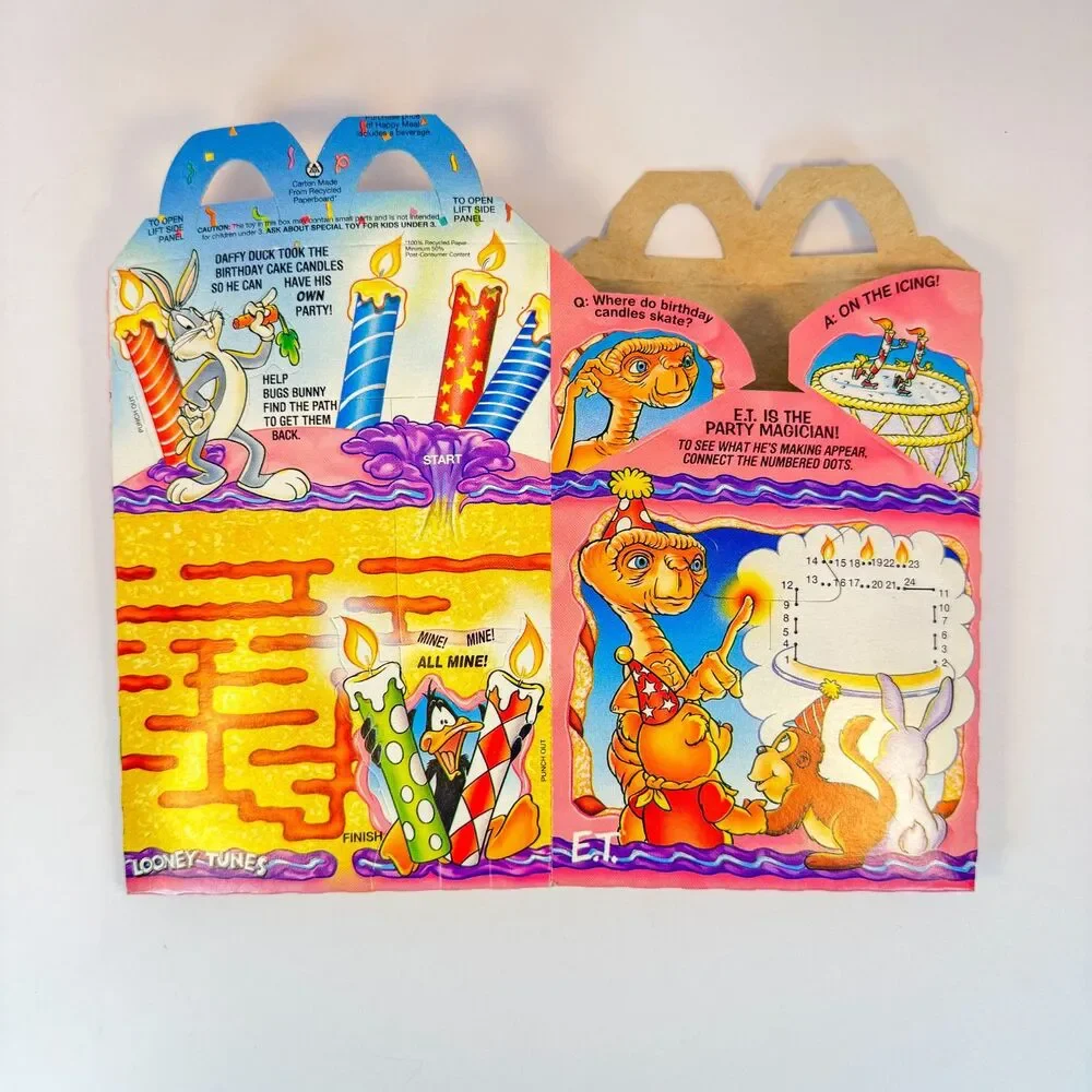 1994 McDonalds Happy Birthday Train  Happy Meal Toy Set | 90s Near Complete + U3